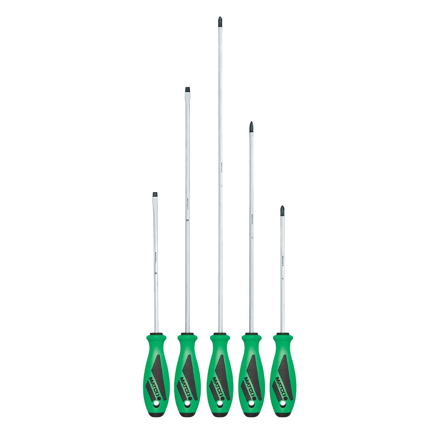 5 PIECE TOP TORQUE II™ XL SCREWDRIVER SET - GREEN SSPG5XLCA | eBaydiy Tools