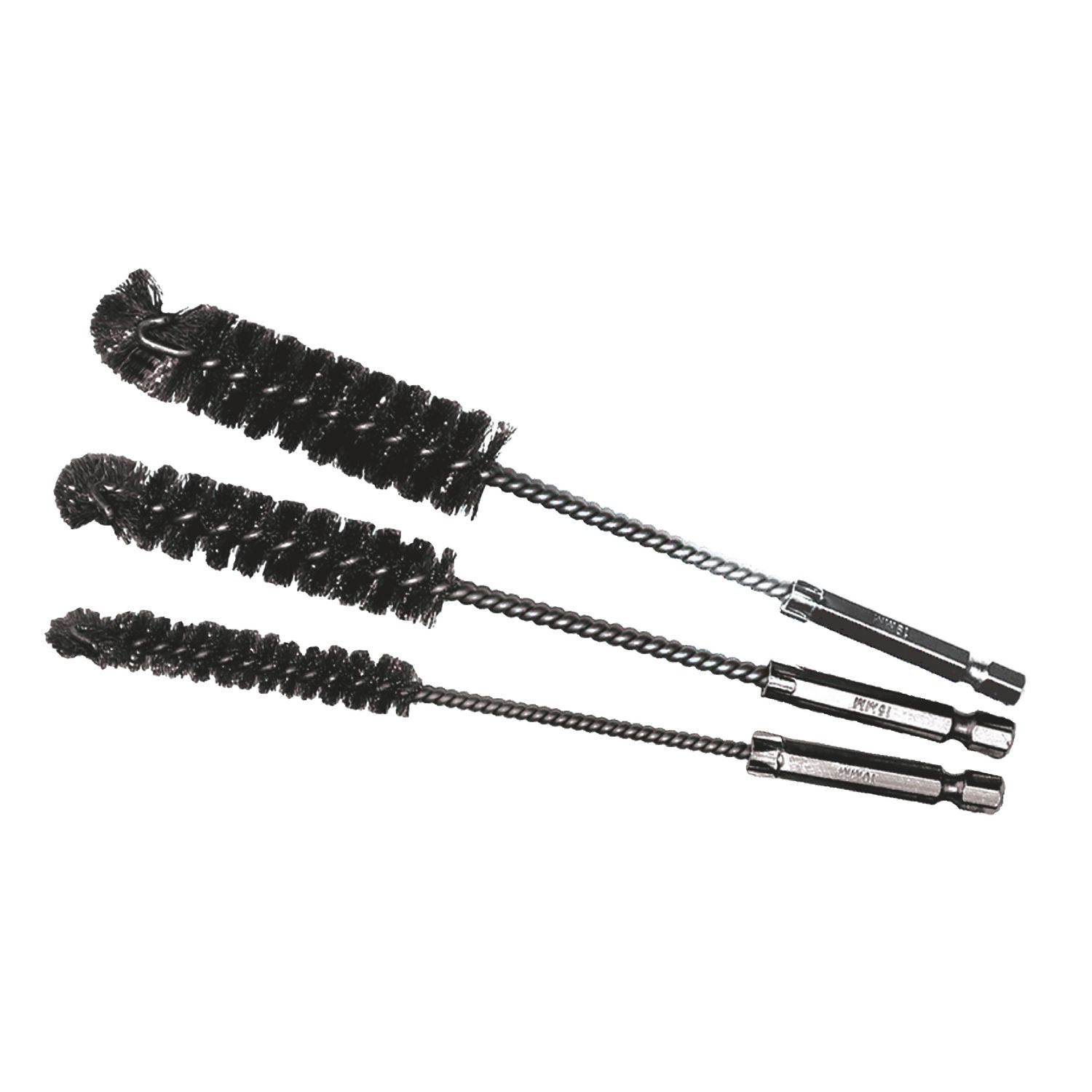 TUFTED-END WIRE BORE BRUSH SET (STAINLESS STEEL) SSTEBB3 | eBaydiy Tools