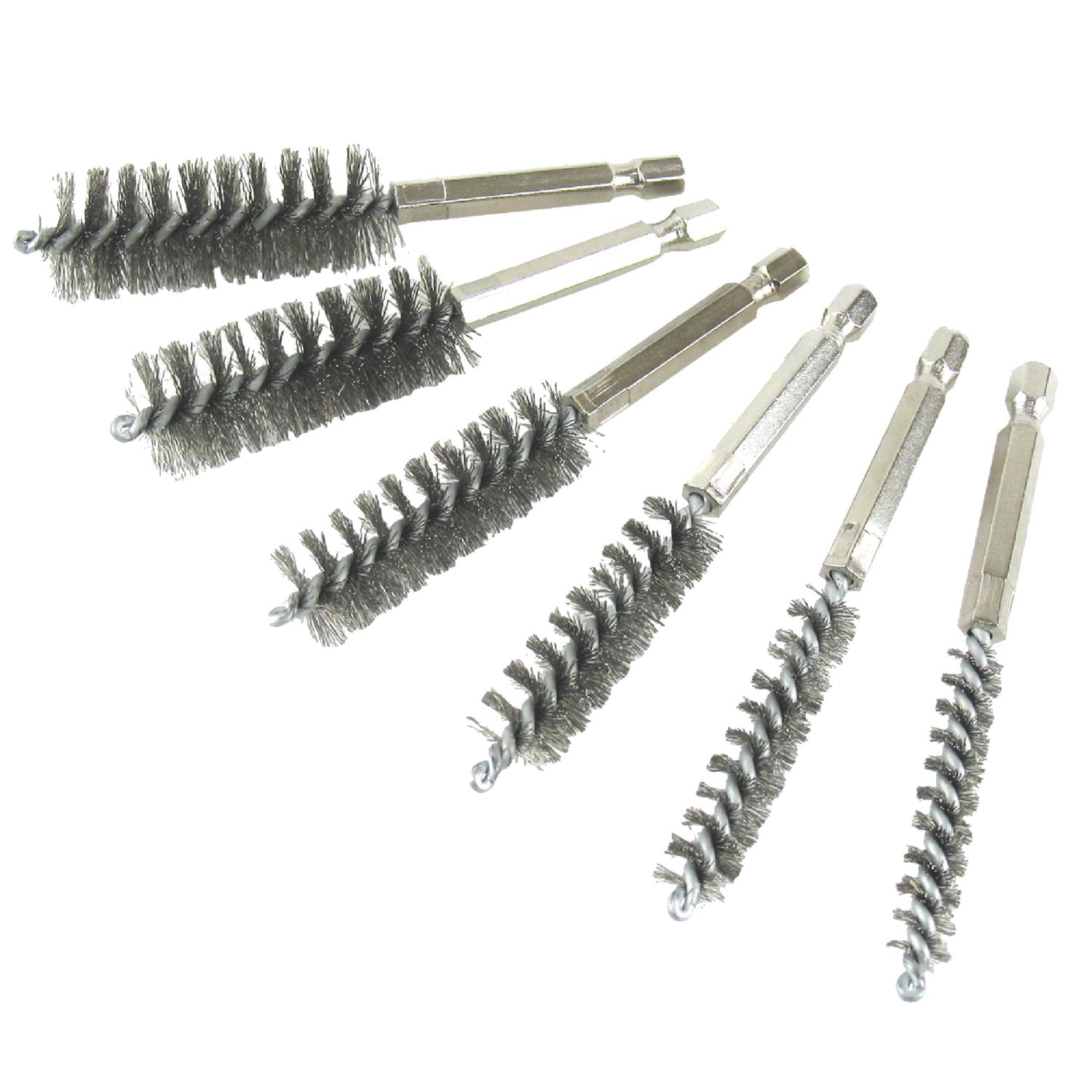 STAINLESS STEEL TWISTED WIRE BORE BRUSH SET SSTWBB6 | eBaydiy Tools