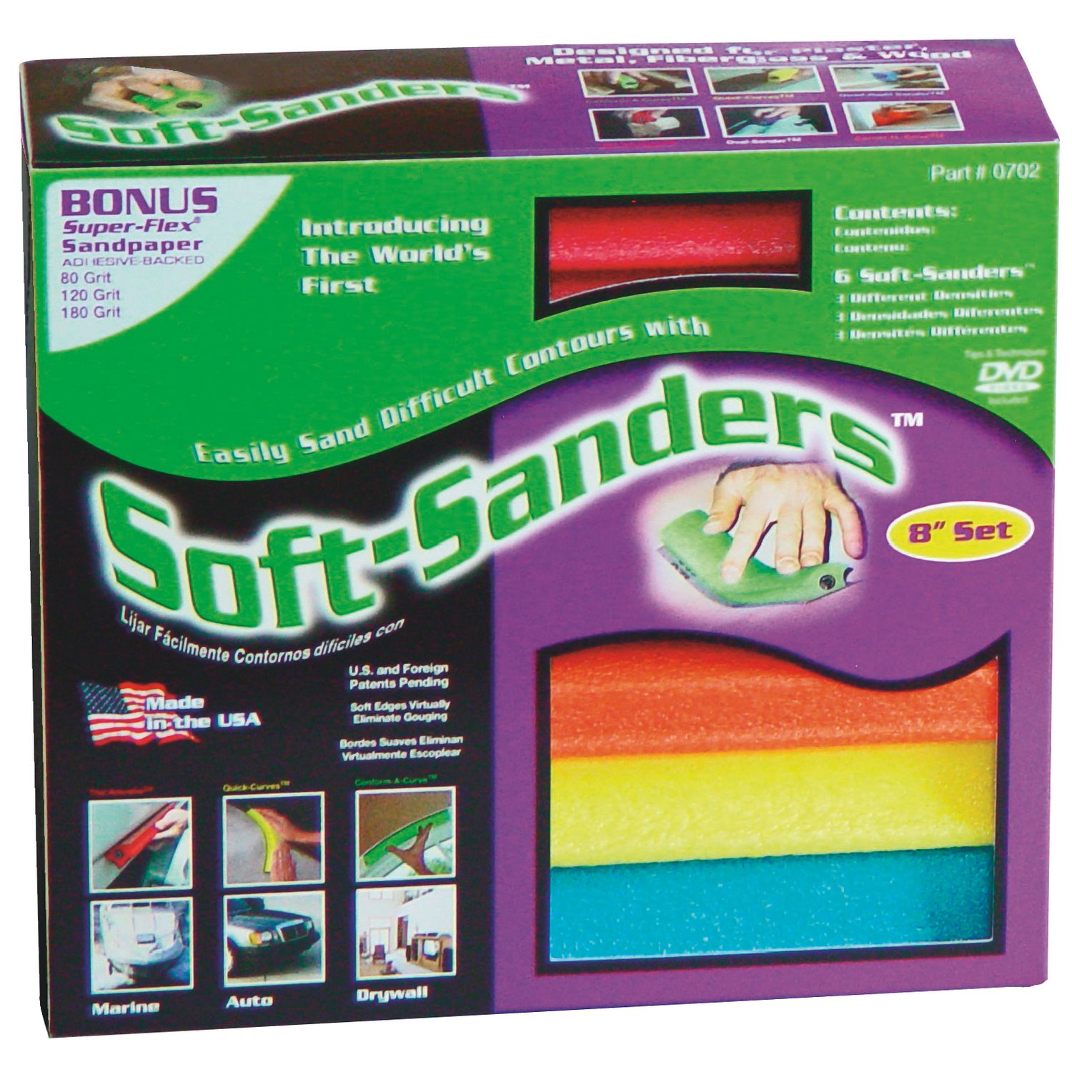 8 6 PIECE SET SOFT-SANDERS STYL0702 | eBaydiy Tools