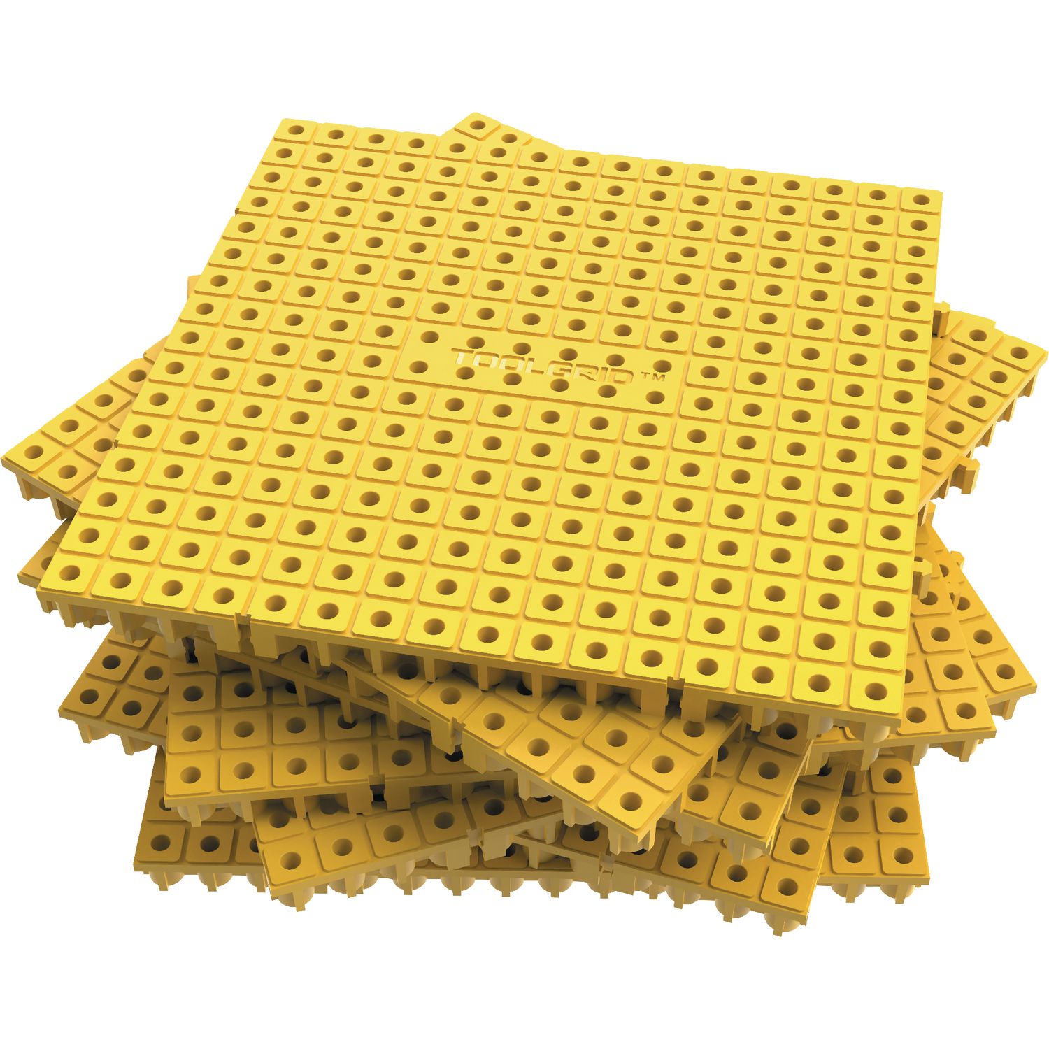 YELLOW MODULAR 6 X 6 ORGANIZATION BOARD 16 PIECE TGB-6X6YLW | eBaydiy Tools