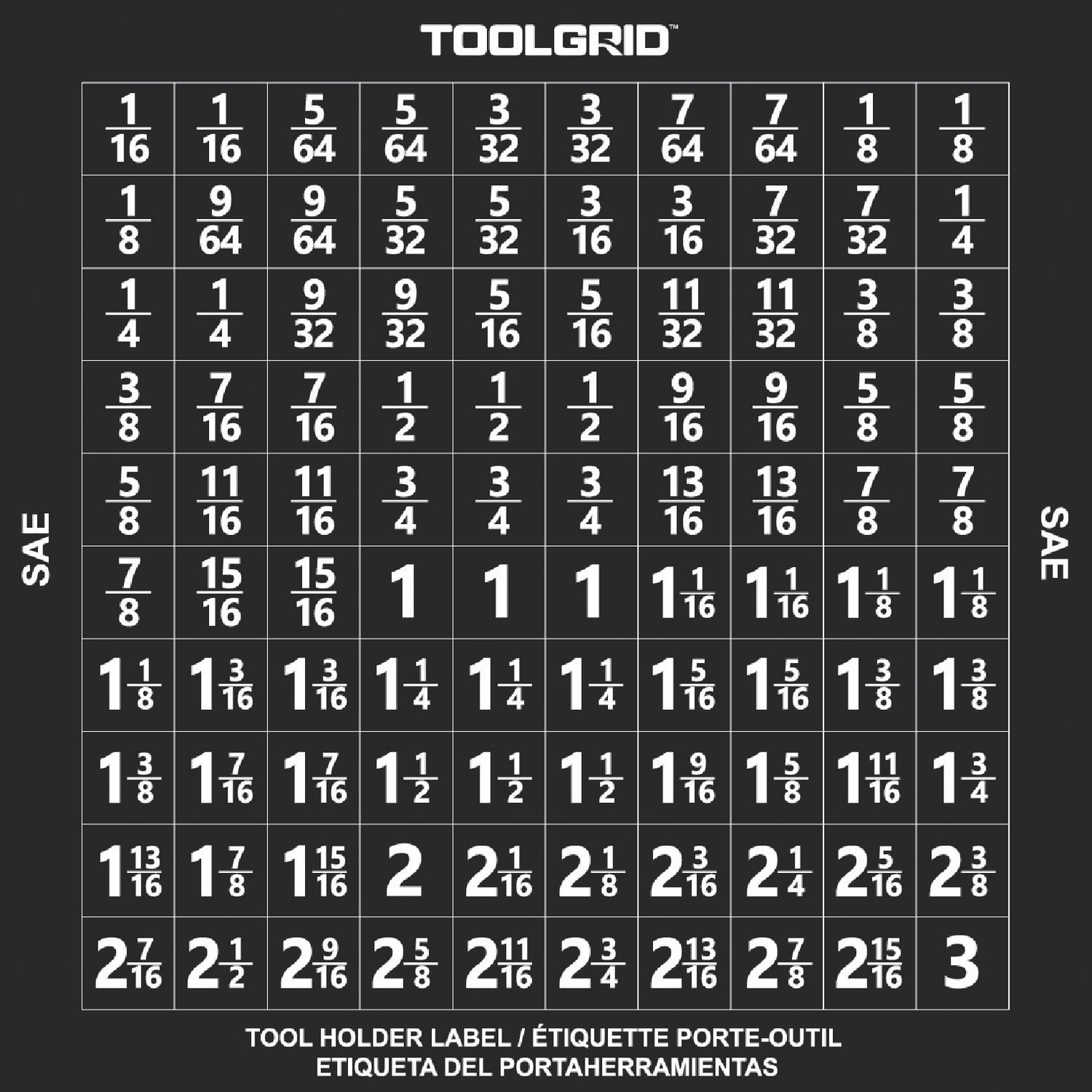 SAE ID LABELS TGL-SAE | eBaydiy Tools