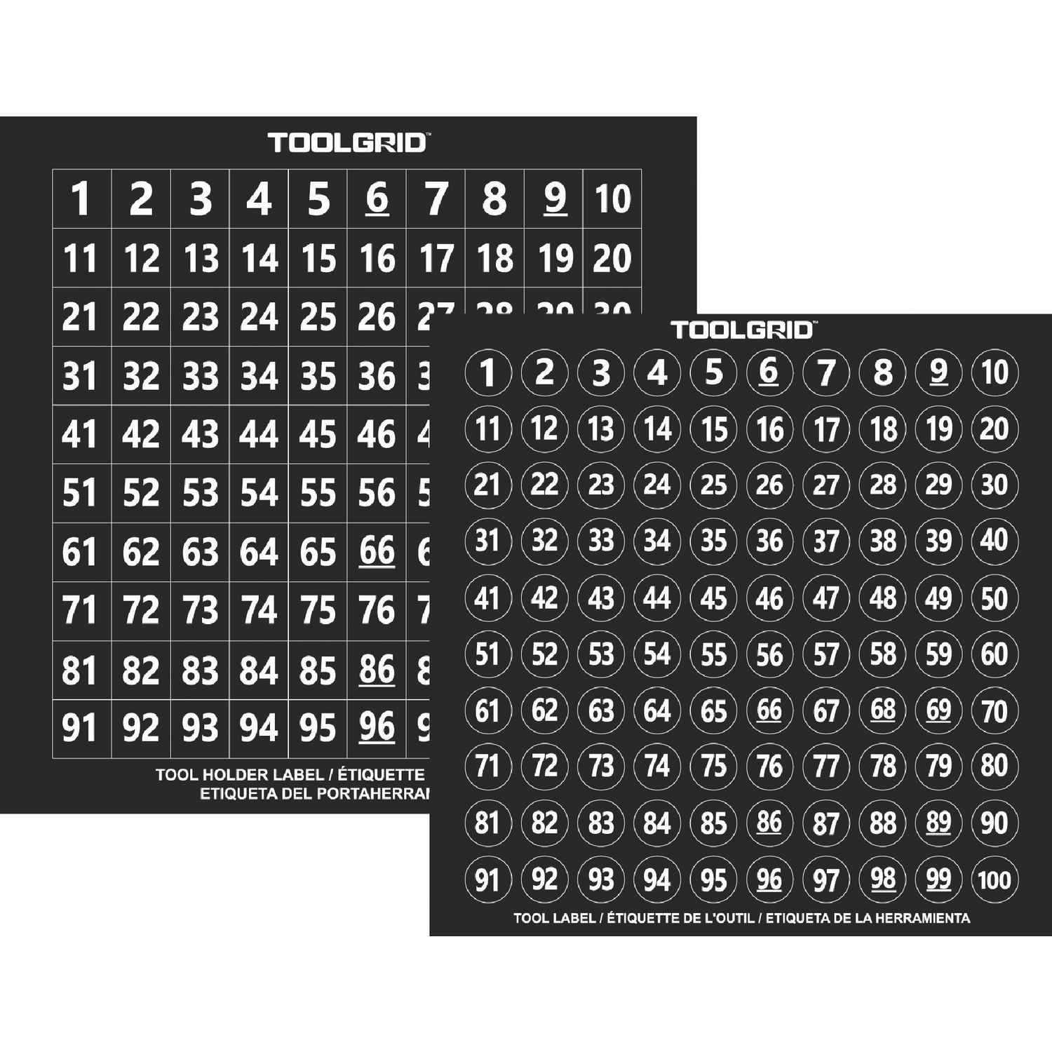 TOOL & HOLDER ID LABEL SET TGL-THS | eBaydiy Tools