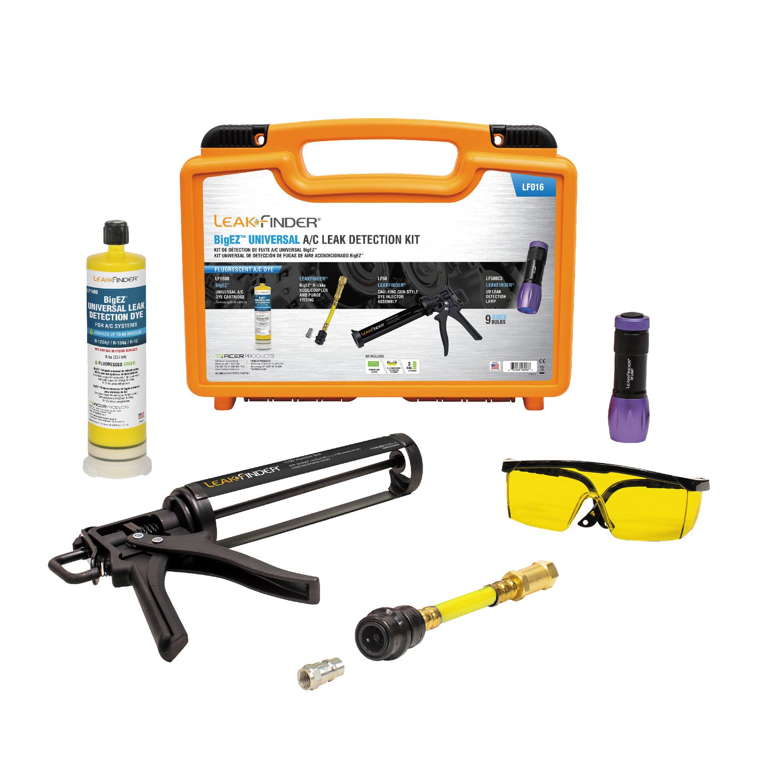 LEAKFINDER BIGEZ™ A/C LEAK DETECTION KIT TPAC016 | eBaydiy Tools