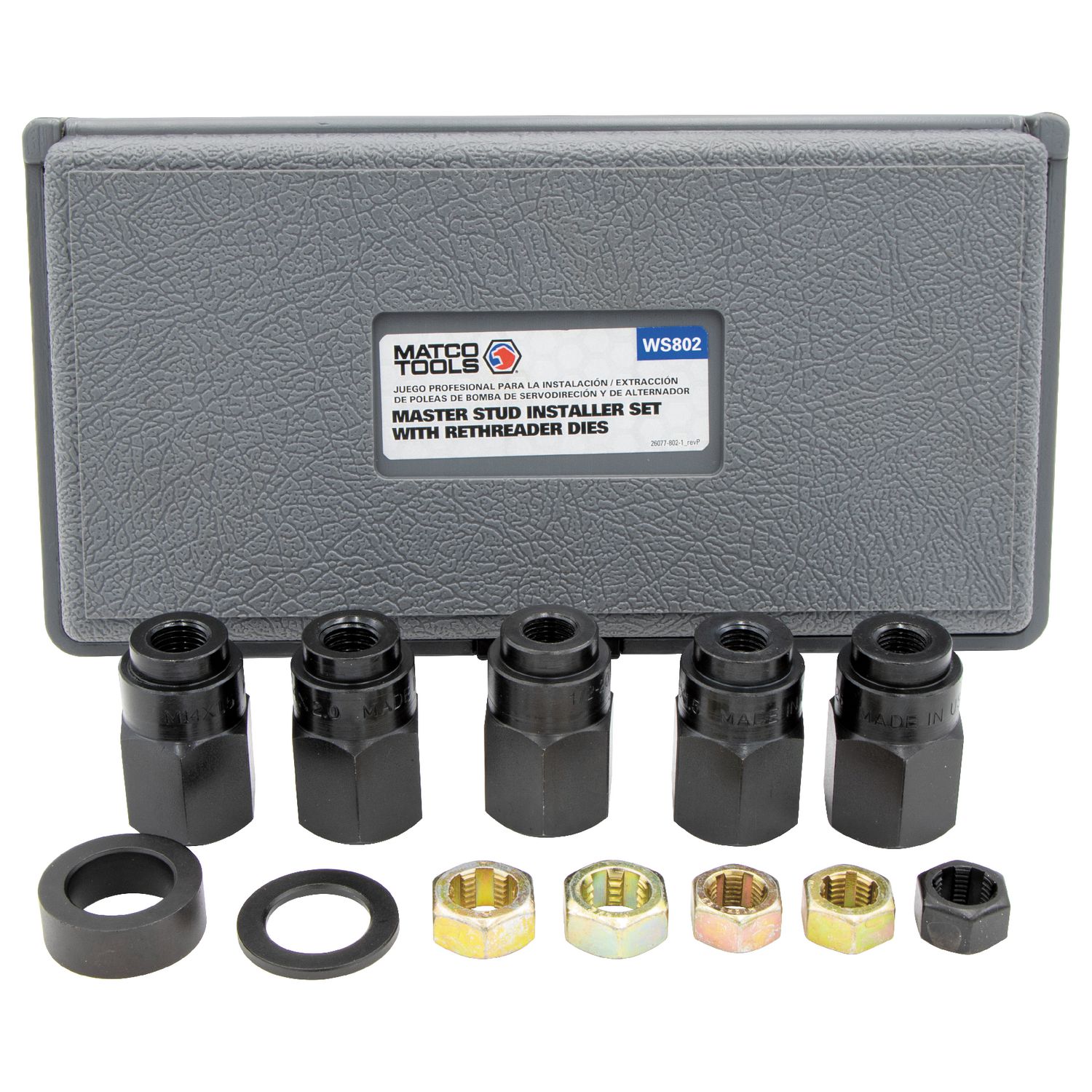 WHEEL STUD INSTALLER SET WS802 | eBaydiy Tools