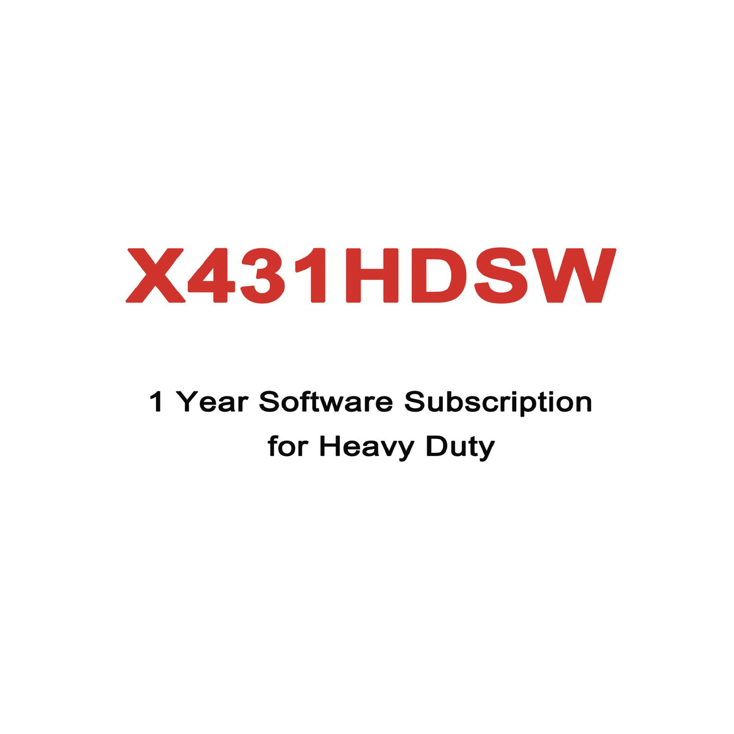 HEAVY DUTY SOFTWARE PACKAGE FOR X431 X431HDSW | eBaydiy Tools